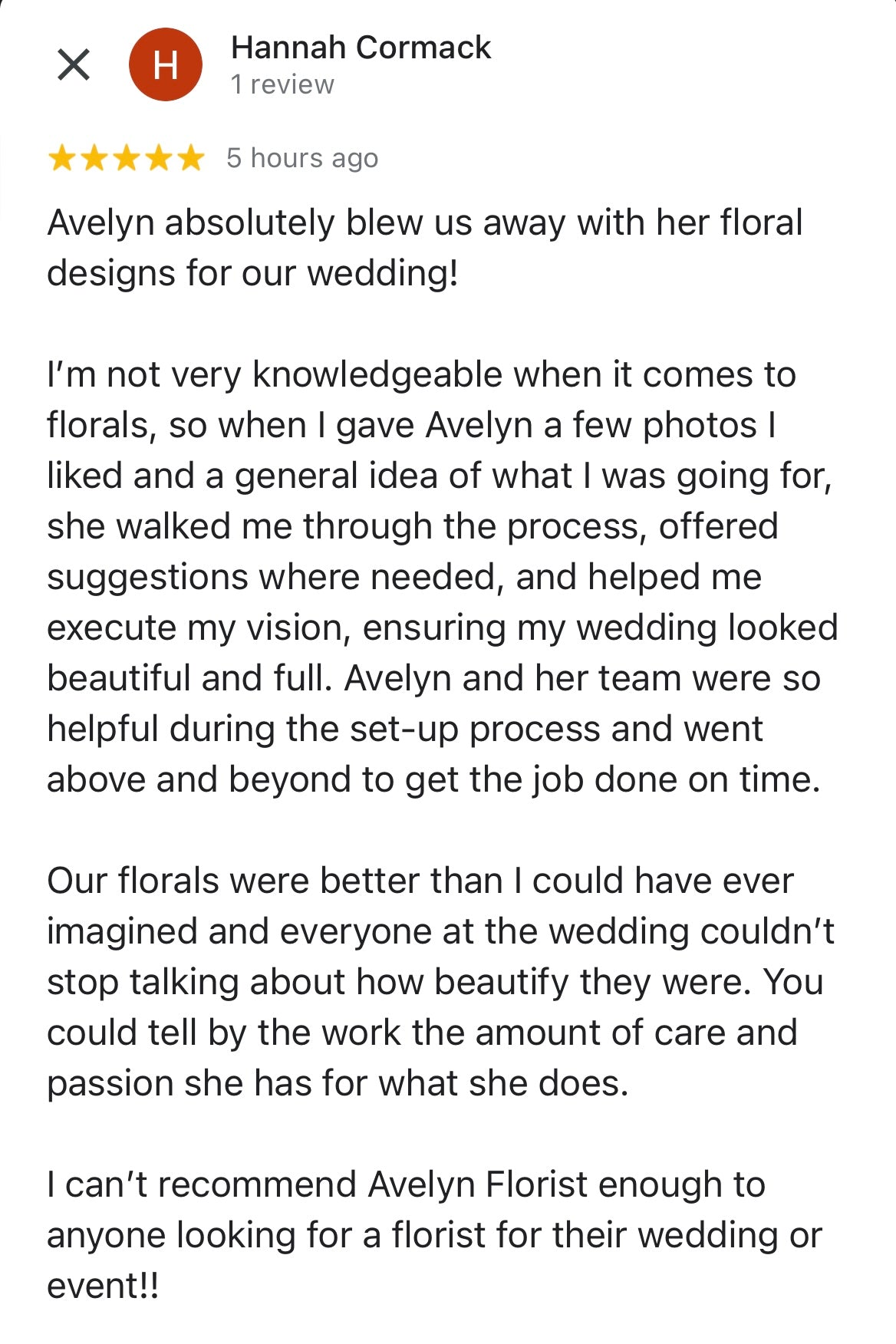 Avelyn Florist & Event Stylist