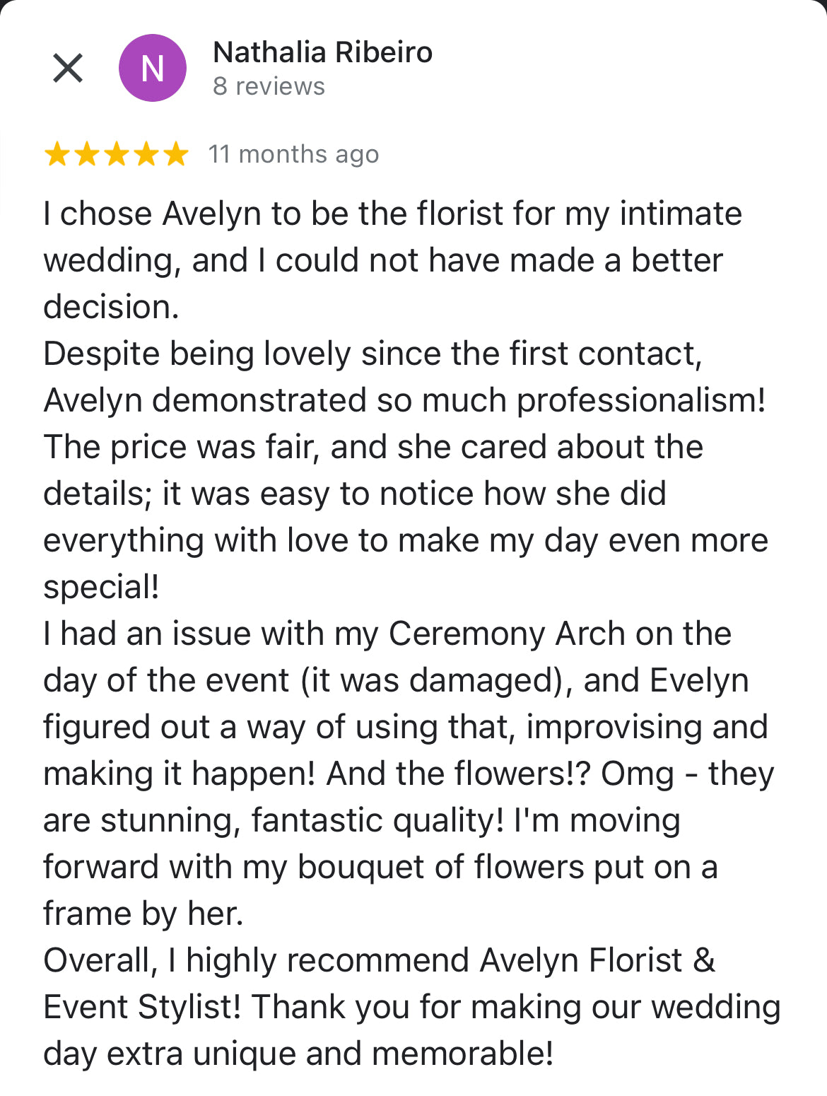 Avelyn Florist & Event Stylist